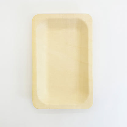 7.7"x4.9" Rectangle Wooden Plate