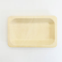 7.7"x4.9" Rectangle Wooden Plate