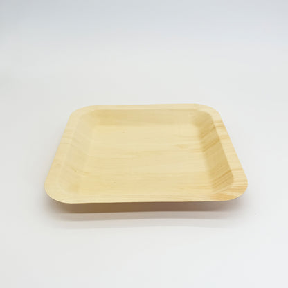 8"x8" Square Wooden Plate