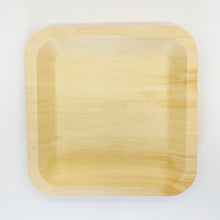 9"x9" Square Wooden Plate