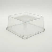 8"x8" Clear PET Wooden Plate Lid
