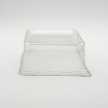8"x8" Clear PET Wooden Plate Lid