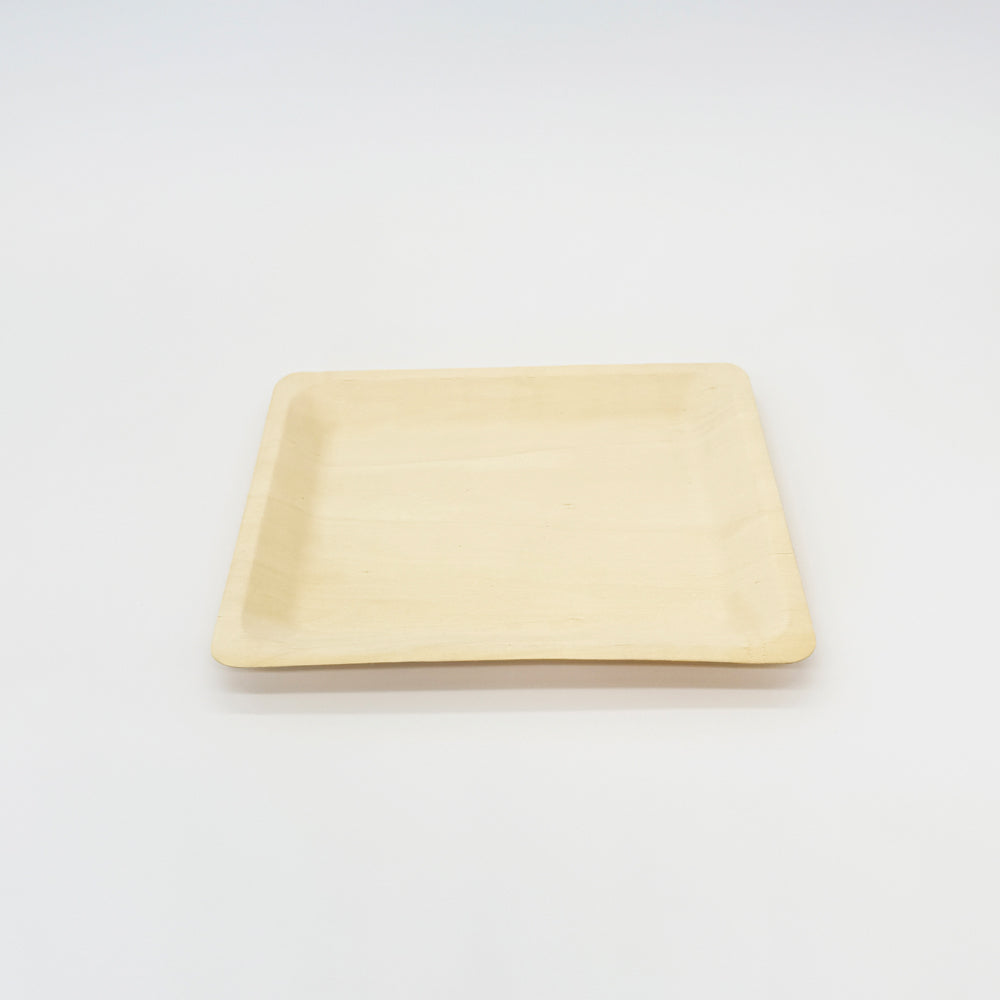 10.4"x8.5" Rectangle Wooden Plate