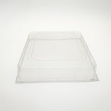 18"x18" Solid Wood Tray Clear PET Lid