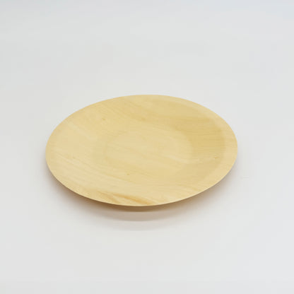 7.5" Round Wooden Plate