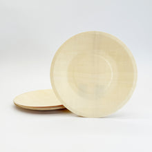 8.5" Round Wooden Plate