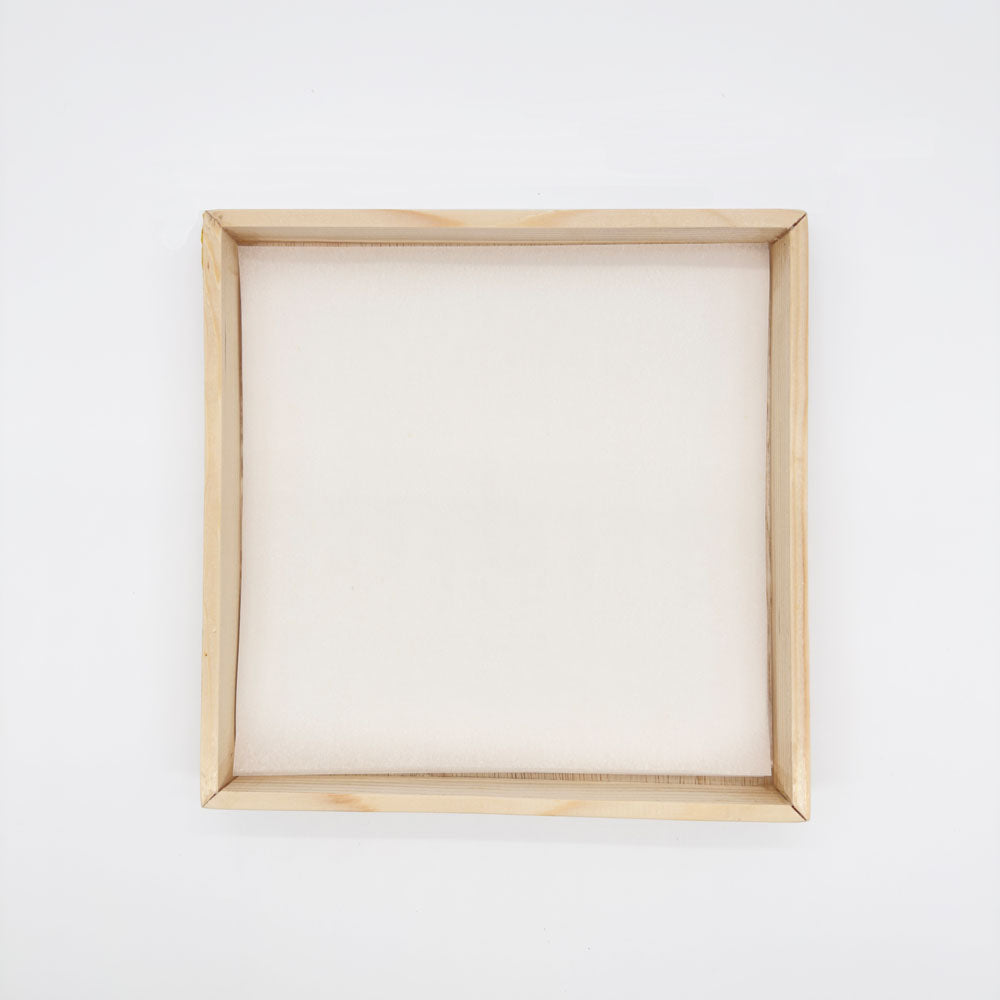 10"x10" Solid Wood Tray (Paper Lined)