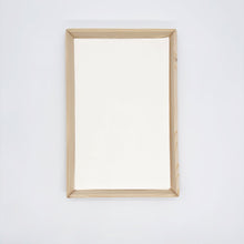 12"x18" Angled Edge Solid Wood Tray (Paper Lined)