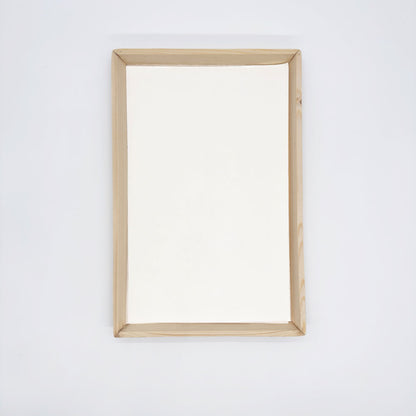 12"x18" Angled Edge Solid Wood Tray (Paper Lined)