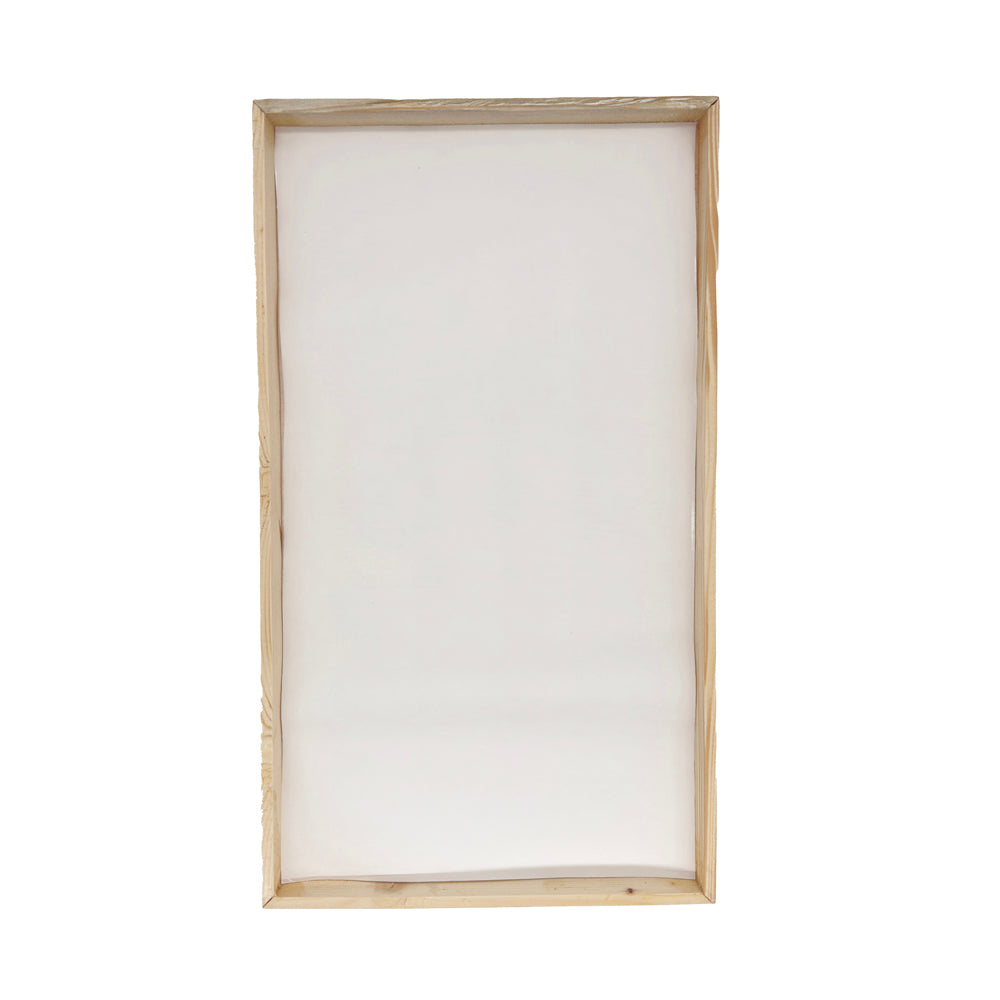 12"x21"x1" Solid Wood Tray (136 oz)