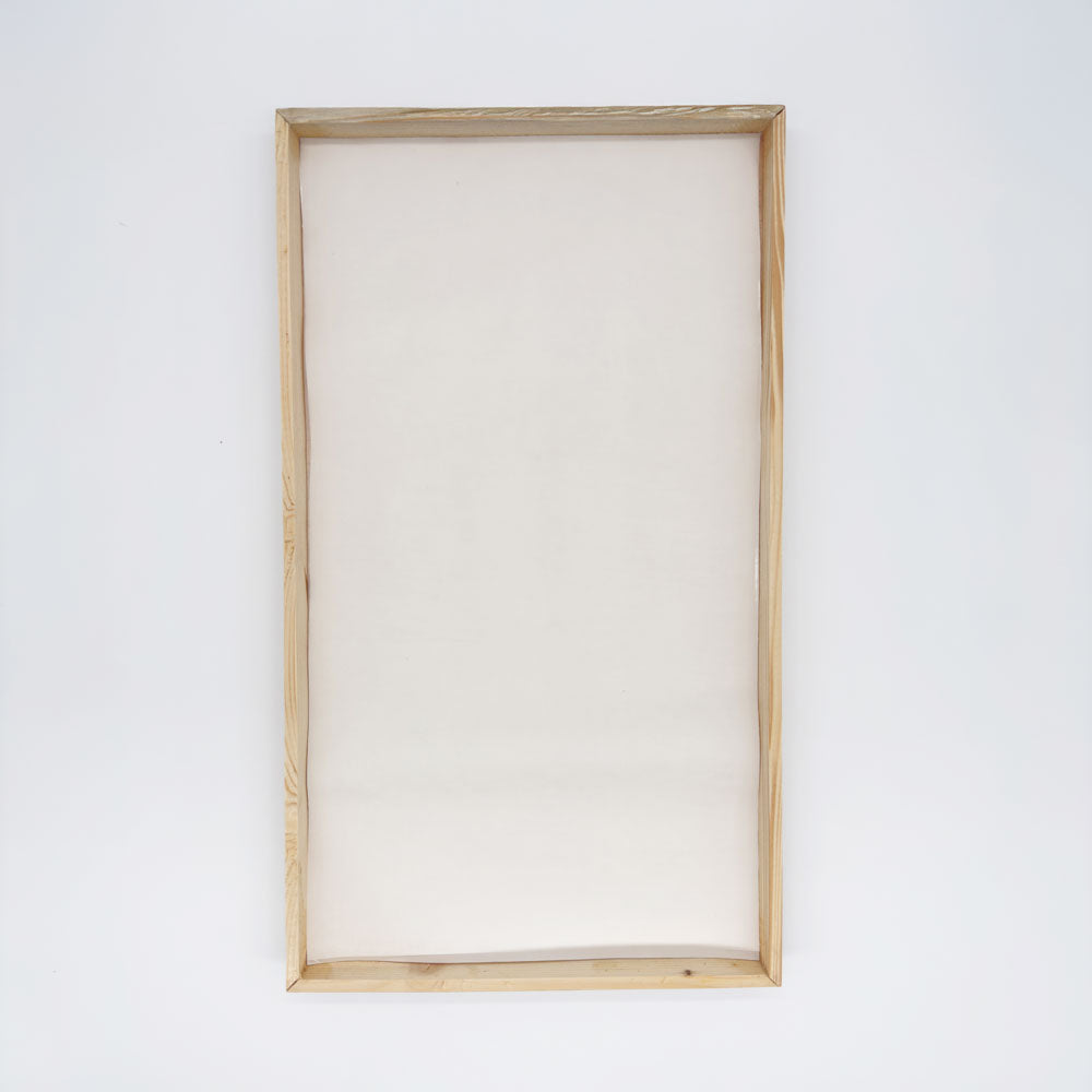 12"x21" Solid Wood Tray (paper Lined)