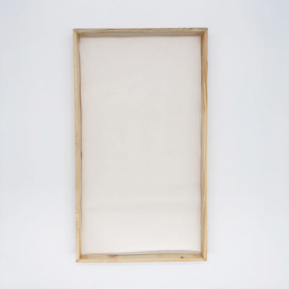 12"x21" Solid Wood Tray (paper Lined)