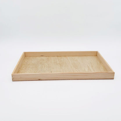 14"x21"x1" Solid Wood Tray (Paper Lined)