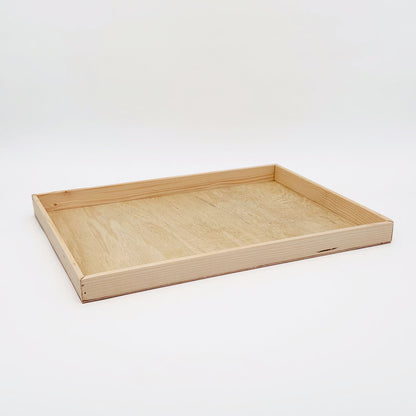 14"x21"x1" Solid Wood Tray (Paper Lined)