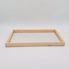 14"x21"x1" Solid Wood Tray (Paper Lined)