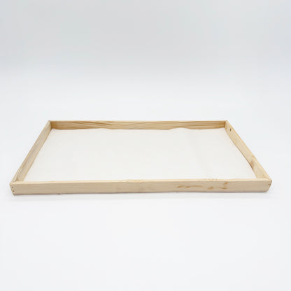 14"x21"x1" Solid Wood Tray (159 oz)