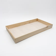 22"x12"x2" Solid Wood Tray (285 oz)