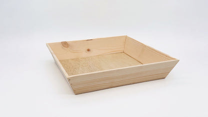 12"x12"x3"  Solid Wood Bowl (Paper Lined)