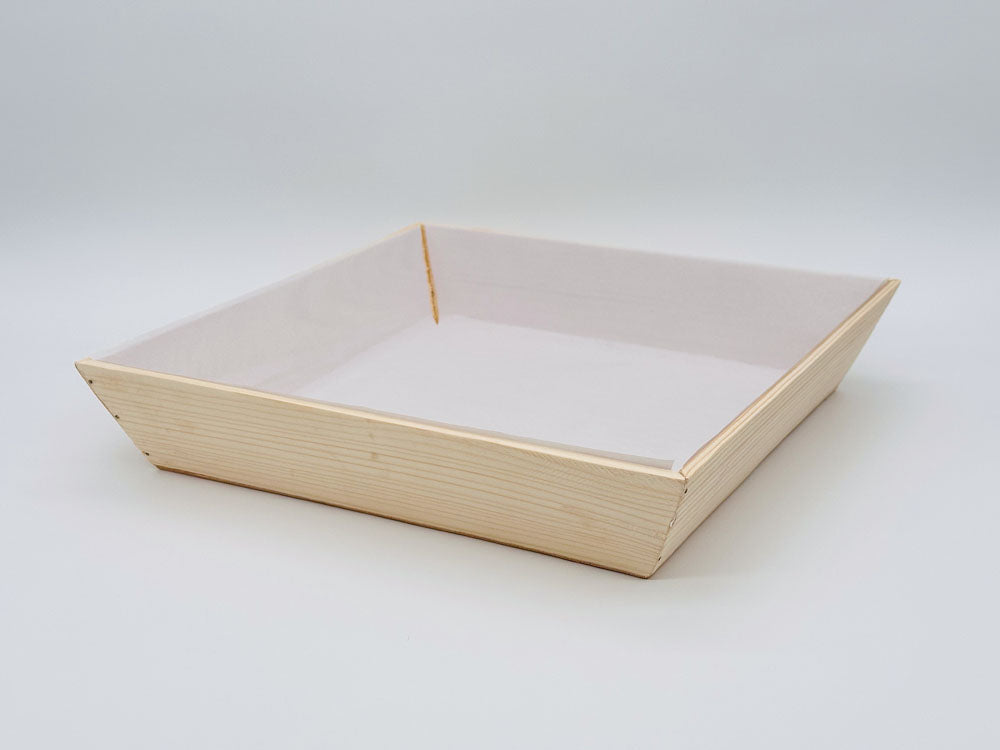 12"x12"x3"  Solid Wood Bowl (Paper Lined)