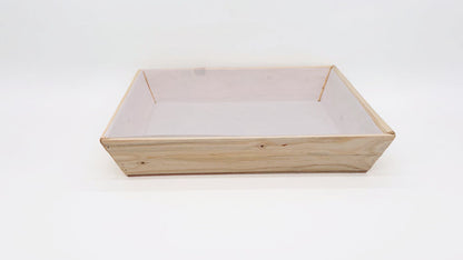 14"x14"x3" Solid Wood Bowl (Paper Lined)
