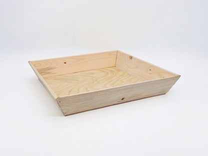 14"x14"x3" Solid Wood Bowl (Paper Lined)
