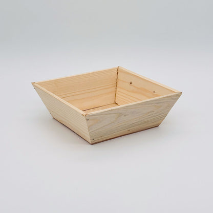 6"x6"x3"  Solid Wood Bowl (Paper Lined)