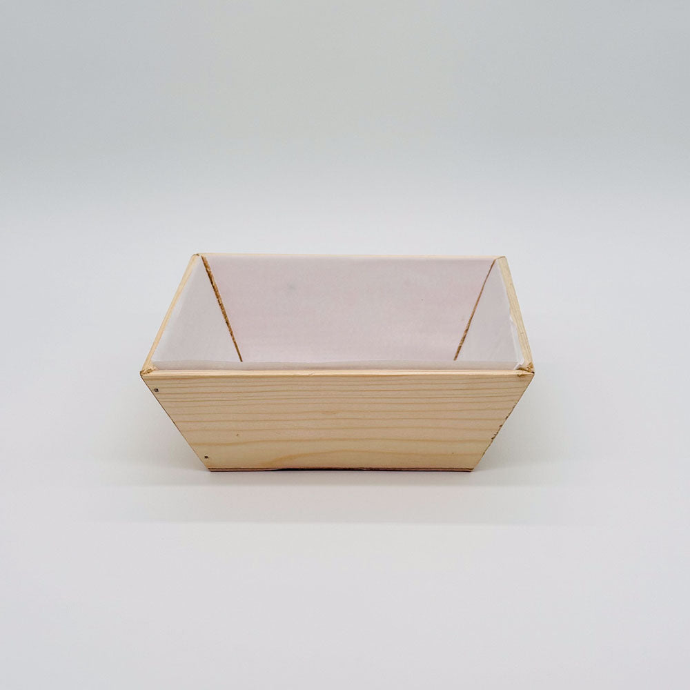 6"x6"x3"  Solid Wood Bowl (Paper Lined)