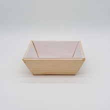 6"x6"x3"  Solid Wood Bowl (Paper Lined)