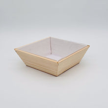 6"x6"x3"  Solid Wood Bowl (Paper Lined)