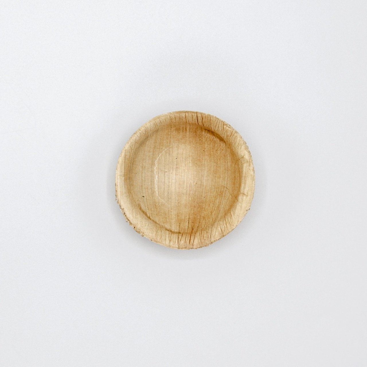2.5" Round Mini Palm Leaf Bowl (1.5 oz)