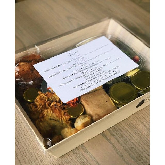 11.8"x15" Large Balsa Wood Tray with Clear PET Lid