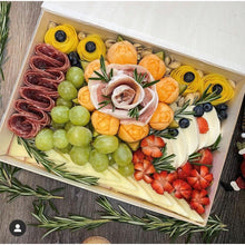 Balsa Wood Catering Tray Delivering Horderves