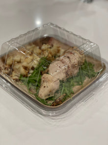9" Square Rim-Lock Clamshell To-Go