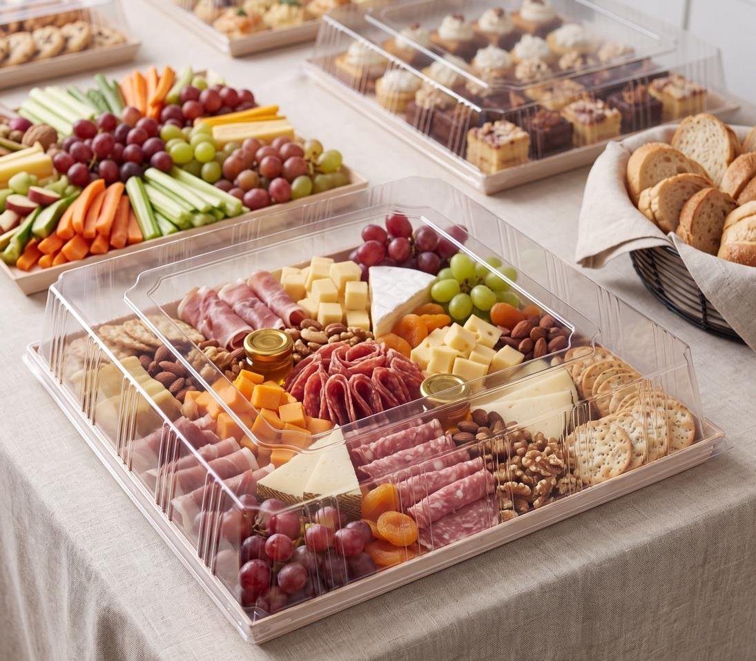 VerTerra catering tray covered