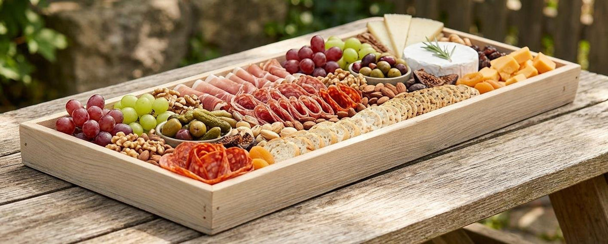 VerTerra catering tray wood