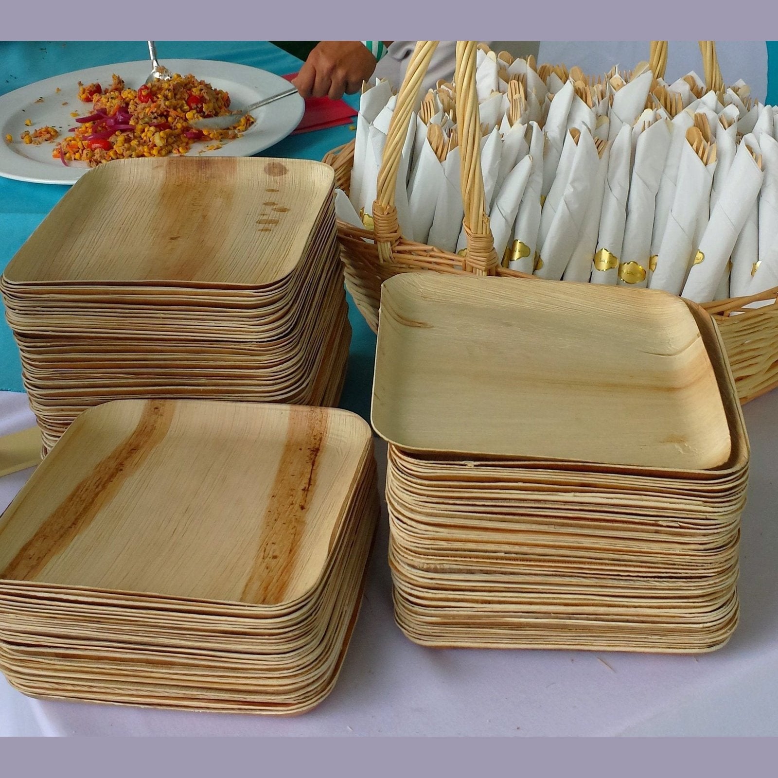 Simplify Your Life with bamboo plates disposable: No More Dish Duty -  VerTerra Dinnerware